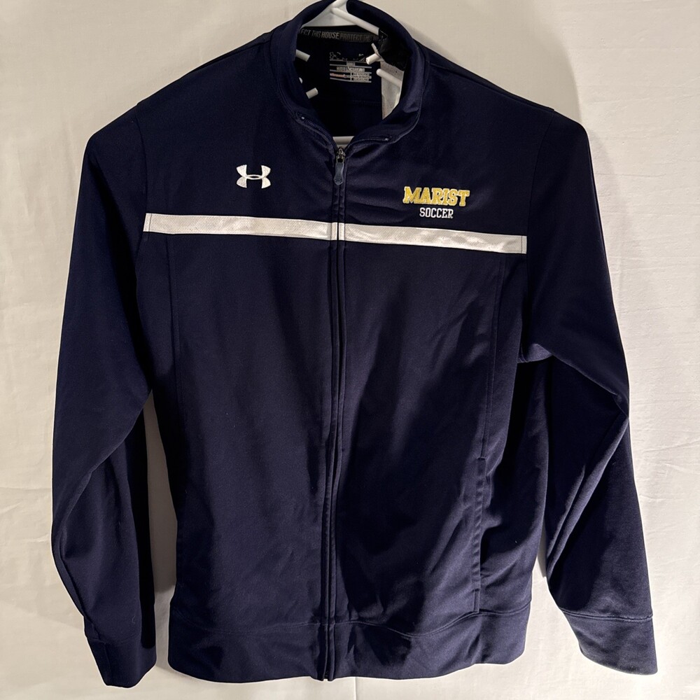 Under Armour Marist War Eagles Large Soccer FullZip Jacket Blue Men’s